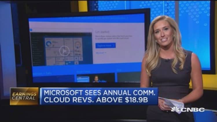 Microsoft's big beat all about the cloud