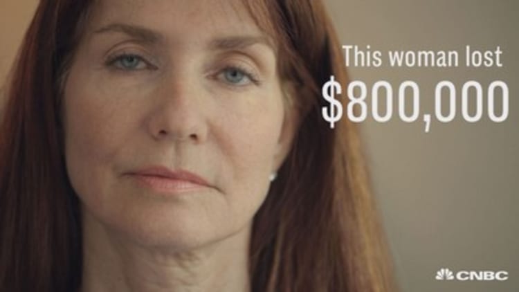 This woman lost $800,000 in one of the biggest corporate fraud cases ever