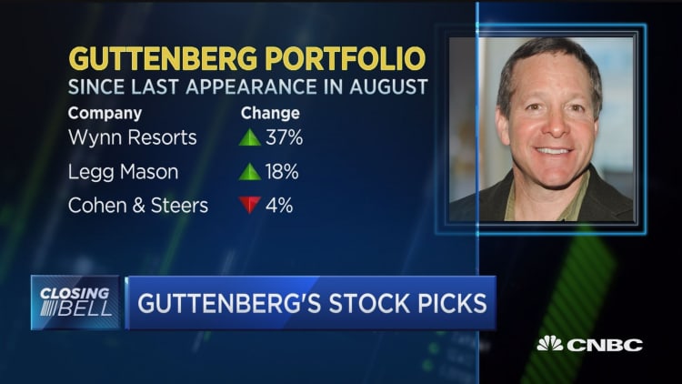 Steve Guttenberg: I'm a very conservative player in the markets