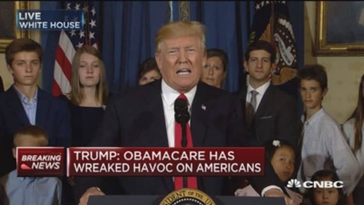 Trump: We must fulfill promise to repeal and replace Obamacare