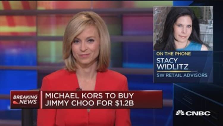 Michael Kors to buy Jimmy Choo for $1.2B
