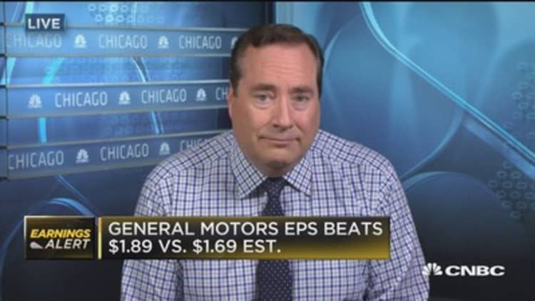 GM posts strong earnings beat