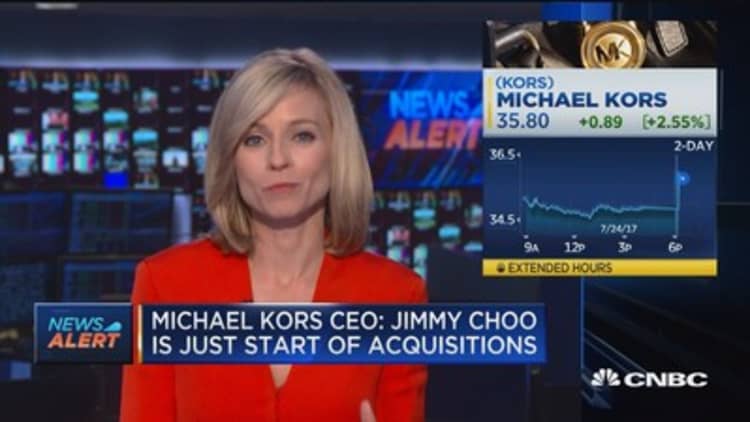 Michael Kors: Jimmy Choo just the start of acquisitions