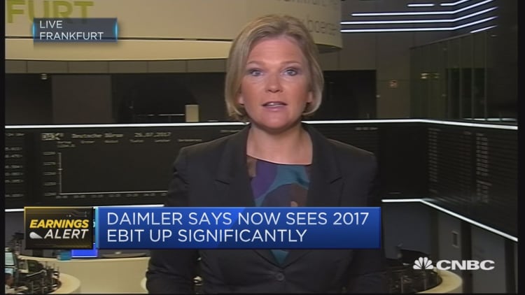 Daimler says it now sees 2017 EBIT up significantly