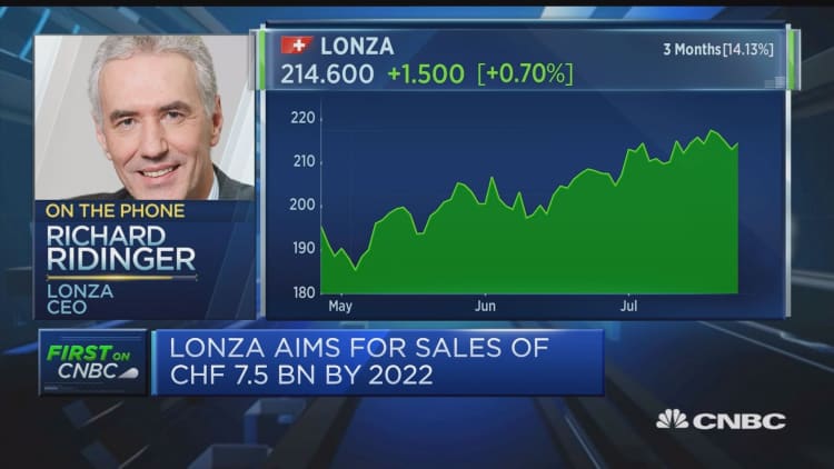 Lonza CEO: We are in an extremely dynamic phase for the company