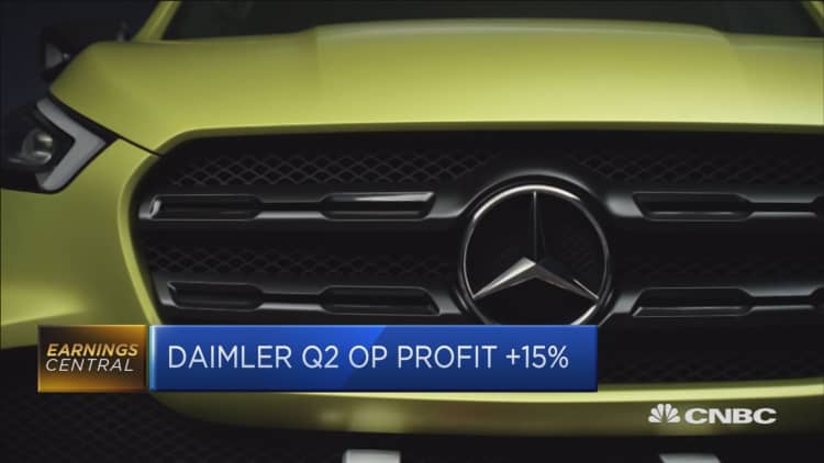 Daimler lifts outlook for trucks and vans divisions