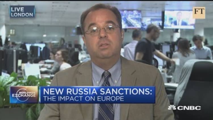 FT:  New US sanctions on Russia are dividing Europe
