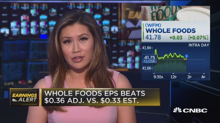 Whole Foods beats on top and bottom line