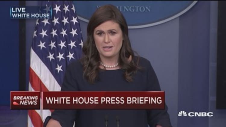 Sarah Huckabee Sanders: It's a honor for me to stand here as a working mom