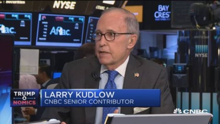 Border adjustment tax was holding things up: Larry Kudlow