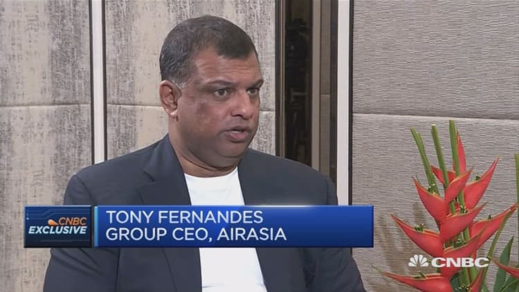 AirAsia's Fernandes: We're working to create a group company