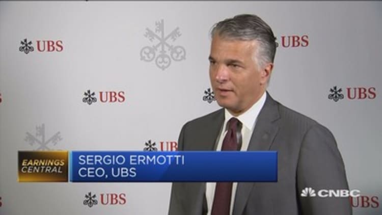 UBS CEO: Challenge to increase margins in this environment