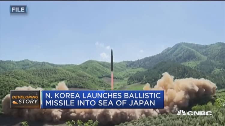 Military options discussed by joint chiefs chair after North Korean missile launch