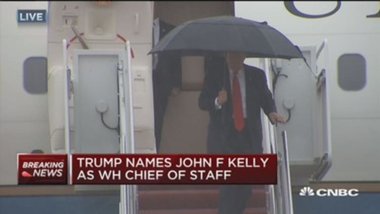 Donald Trump tweets John Kelly is 'great American'