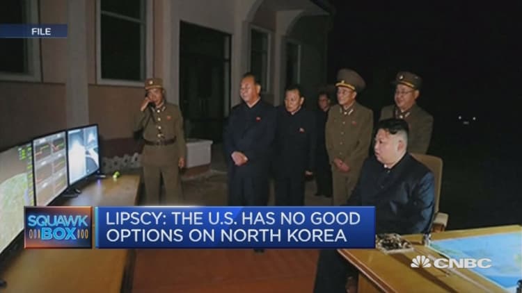 North Korea: 'US has never had any good options'