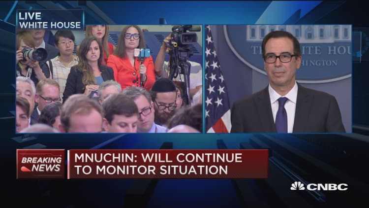 Mnuchin: Can't comment on Maduro's assets in U.S.