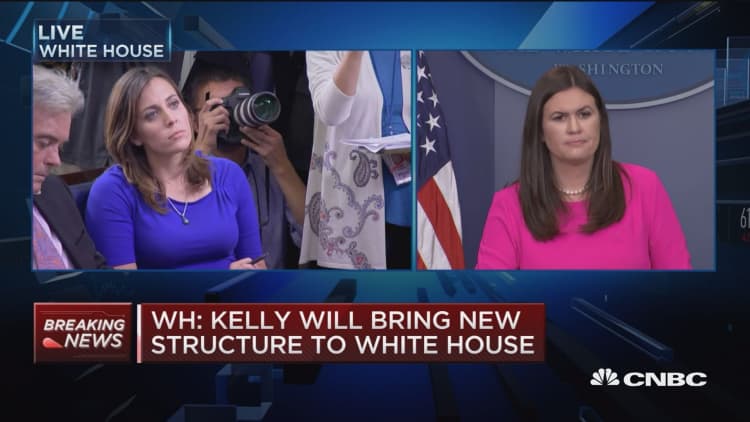 Sarah Sanders: President felt Scaramucci's comments were innappropriate