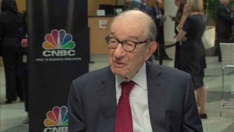 Alan Greenspan: The bubble is in bonds, not stocks