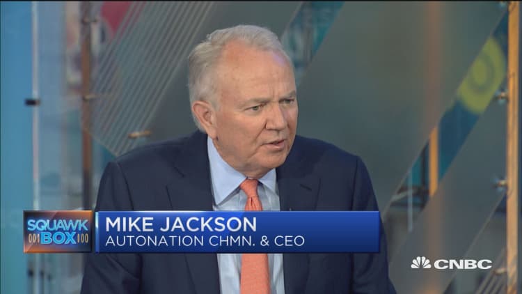 AutoNation CEO: Auto sales slump caused by shift in car buyers from new to 'nearly new' vehicles