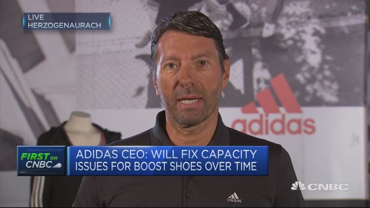 Adidas CEO on performance of digital sales