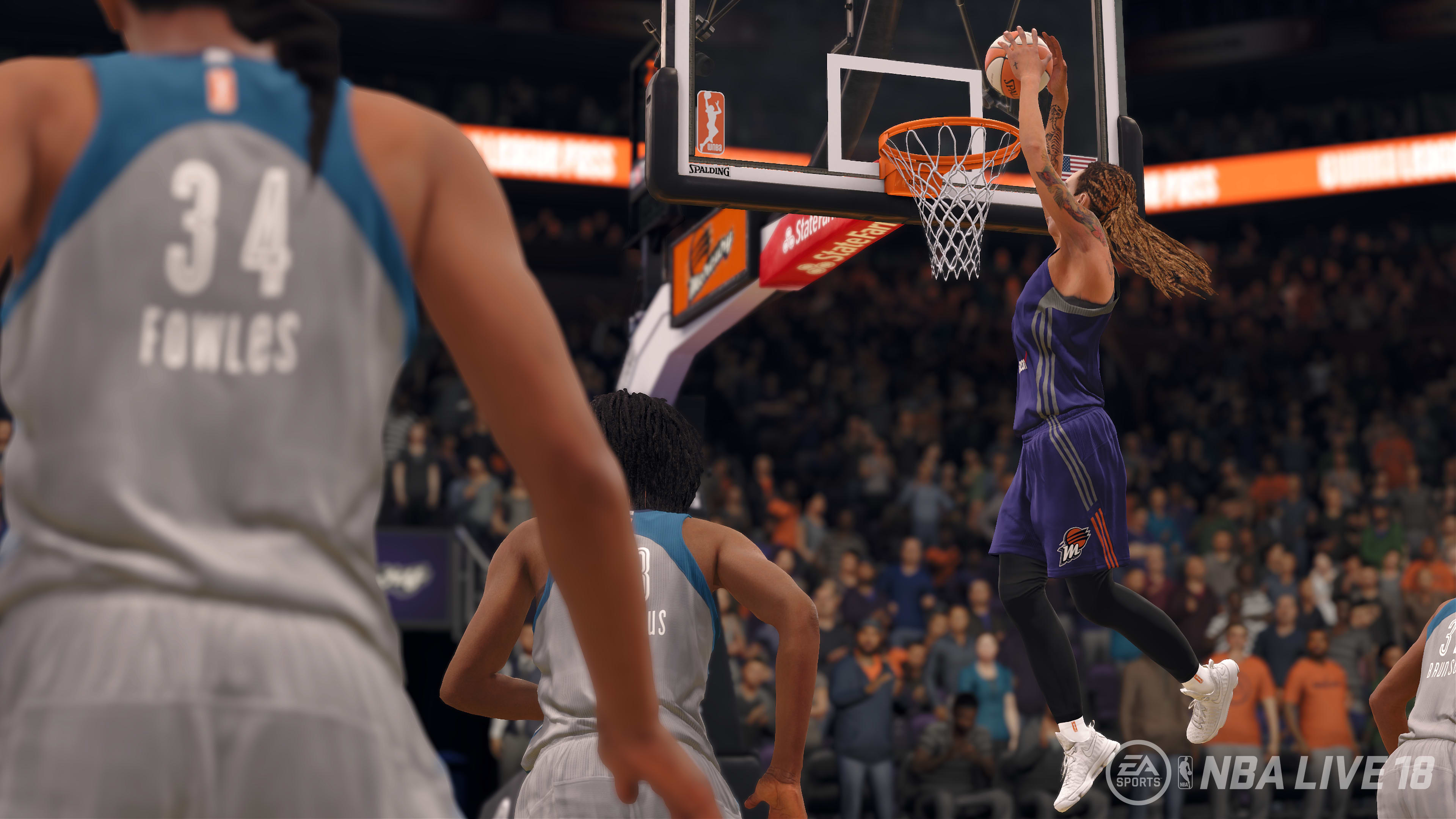 The WNBAs full roster will be included in EAs NBA LIVE 18 video game