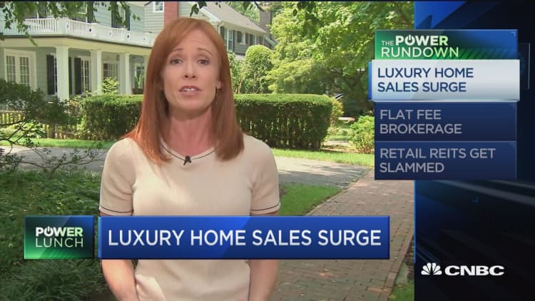 Luxury home sales surge