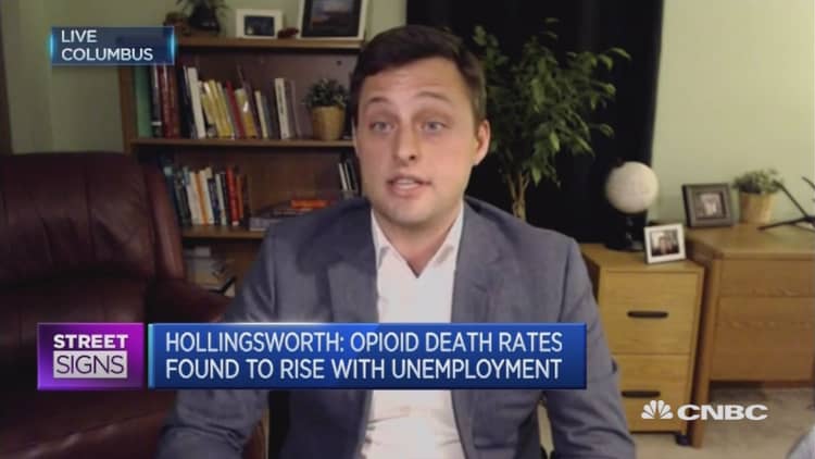 The link between unemployment and opioids