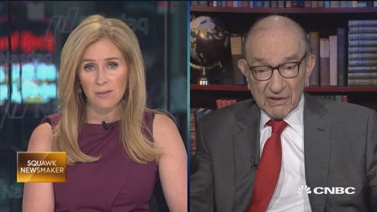 Greenspan: Perfectly fair to say there's 'irrational exuberance' in bond market