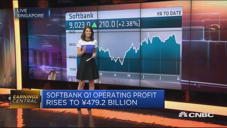 SoftBank gets first-quarter profit boost after it includes Vision Fund