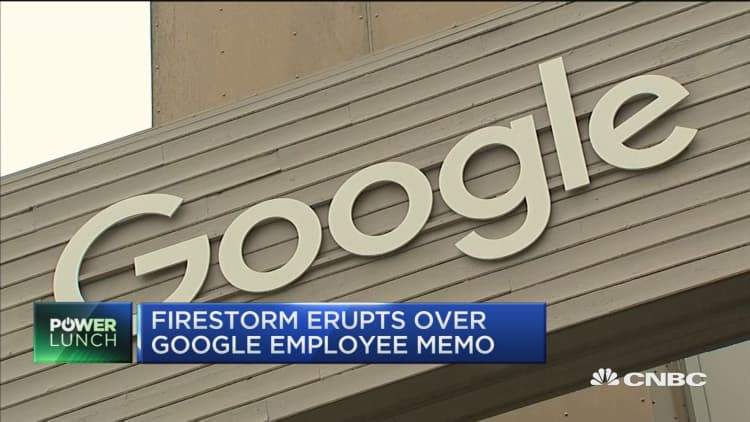 Firestorm erupts over Google employee's anti-diversity memo