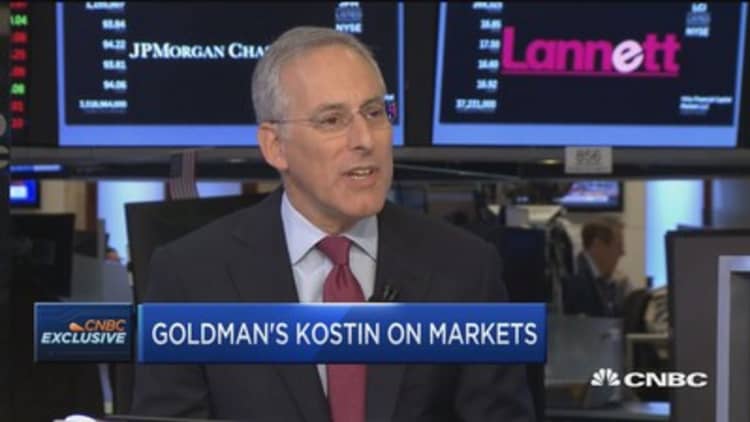 Goldman Sachs' David Kostin: Here's why financials are set to outperform