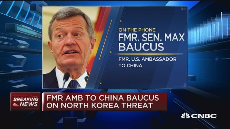 I'm very disappointed in the President's comments: Former US Ambassador Max Baucus