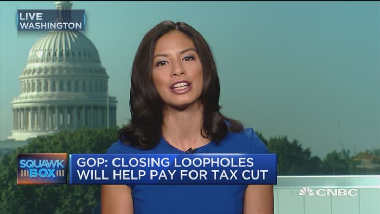 GOP: Closing loopholes will help pay for tax cuts