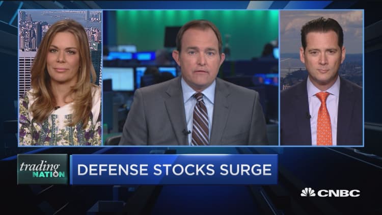 Trading Nation: Defense stocks surge