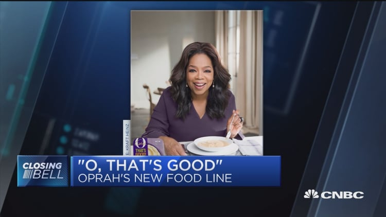 Oprah partners with Kraft Heinz on new food line