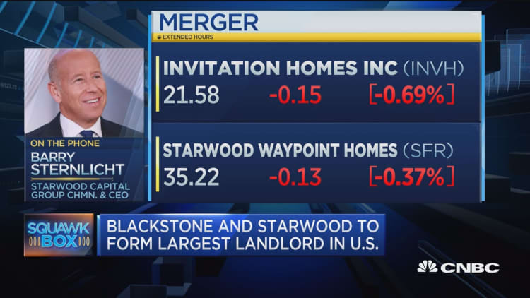 Invitation Homes to be largest US landlord on Starwood-Blackstone deal