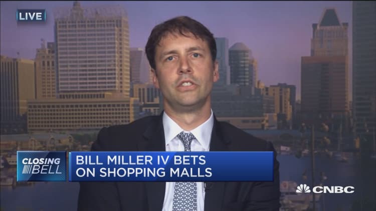 Bill Miller IV makes big bet on shopping malls