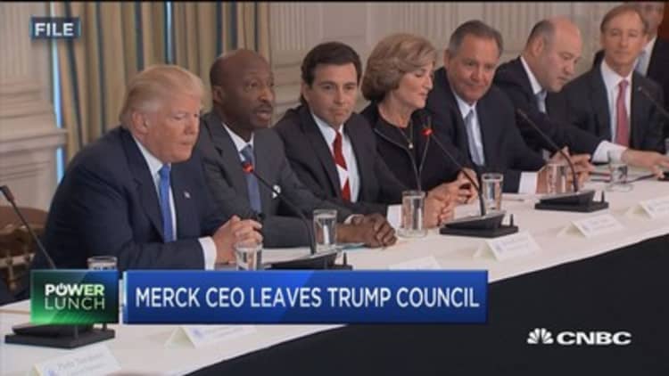 Merck CEO Ken Frazier focused on justice even before WH council resignation