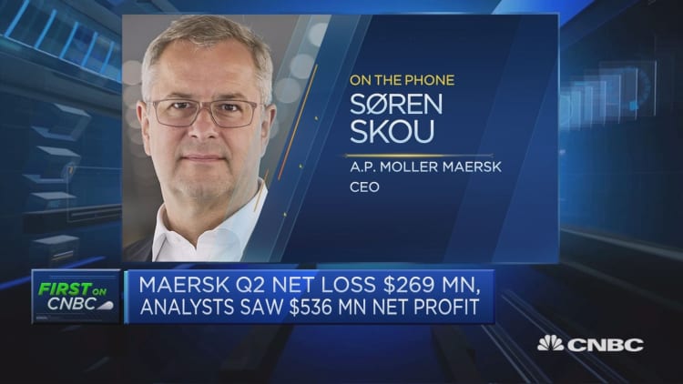 A.P. Moller Maersk CEO: Ransomware cyber attack led to predominant loss of business in July