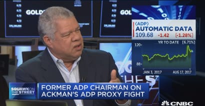 Bill Ackman's about an 11 on a scale of 0 to 10 in difficult to deal with: Fmr. ADP chairman