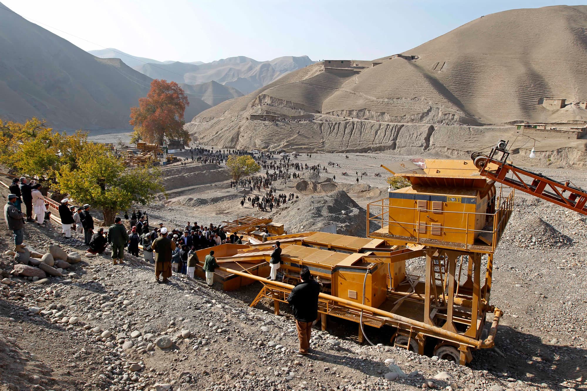 Afghanistan is estimated to have trillions of dollars worth of rare earth metals, and countries — such as China — that may be looking to swoop in 