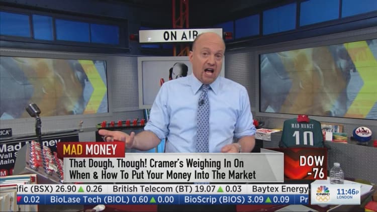 Cramer names the stock group you never want to see rally in a downturn