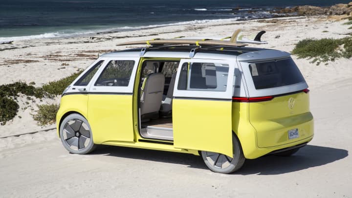 Vw Re Imagines The 60s Microbus With This New All Electric Van