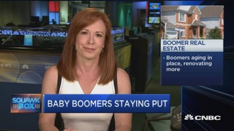 'Baby boomers' staying put as housing shortage looms