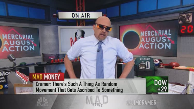 Cramer: Don't panic about the stock market's useless August action