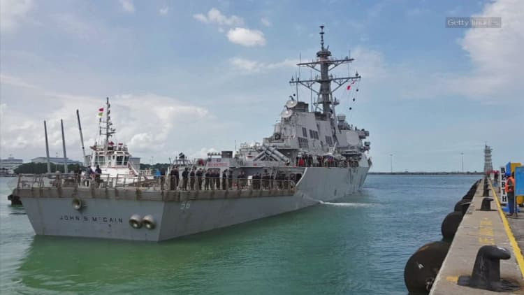 USS John S. McCain: Remains of missing sailors found