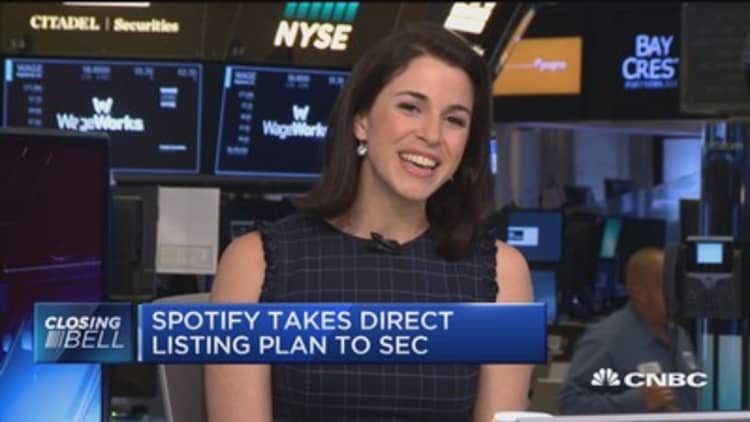 Spotify execs meet with SEC to discuss direct listing IPO