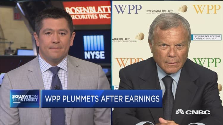 There is a disconnect between the top line growth and the valuations: WPP CEO