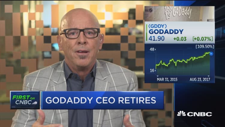 It's a perfect time for me to move on to what's next for me: Outgoing GoDaddy CEO
