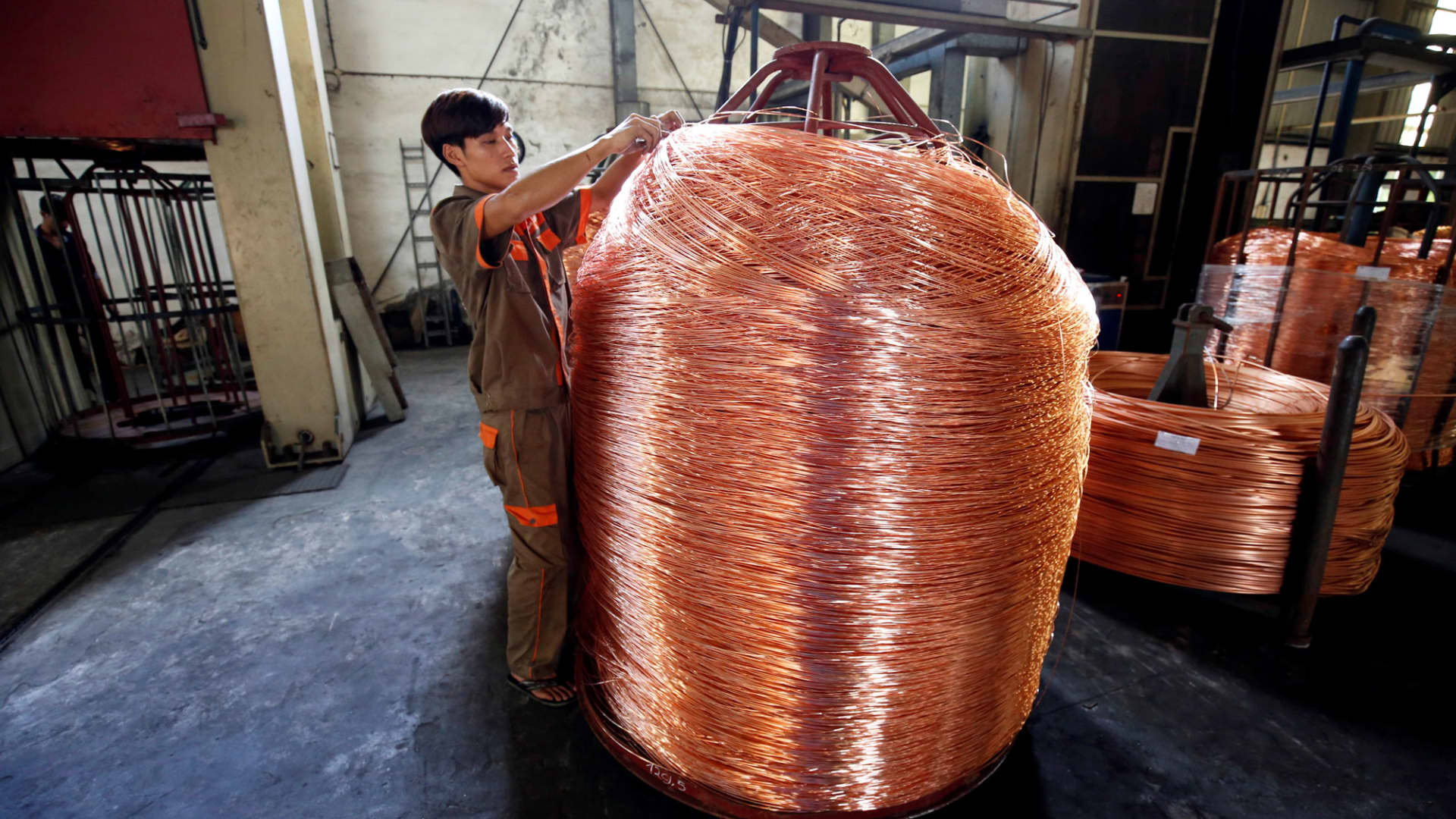Copper is key to electric vehicles, wind and solar power. We're short supply